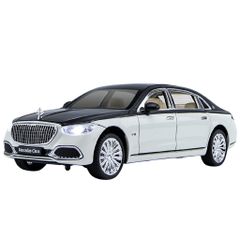 Mô Hình Oto Kim Loại Mẹc S680 MaiBach Chất Lượng Cao Decor Trưng Bày - Model Mẹc S680 MaiBach