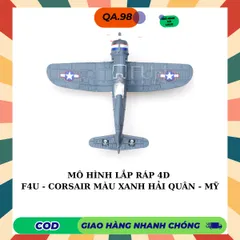 Mô hình Máy Bay Chiến Đấu 4D (ĐỘ KHÓ CAO) Máy Bay Thế Chiến 2 Lắp Ráp Decor Trưng Bày