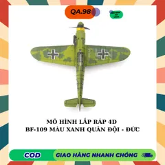 Mô hình Máy Bay Chiến Đấu 4D (ĐỘ KHÓ CAO) Máy Bay Thế Chiến 2 Lắp Ráp Decor Trưng Bày