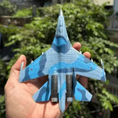 Mô Hình Máy Bay Chiến Đấu Kim Loại SU-30 TL 1/100 Decor Trưng Bày