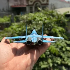 Mô Hình Máy Bay Chiến Đấu Kim Loại SU-30 TL 1/100 Decor Trưng Bày