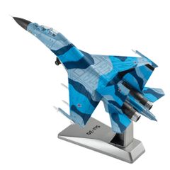 Mô Hình Máy Bay Chiến Đấu Kim Loại SU-30 TL 1/100 Decor Trưng Bày