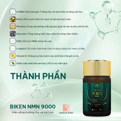 BIKEN NMN 9000 - Viên uống trường thọ và trẻ hóa Nhật Bản
