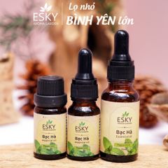 Tinh Dầu Bạc Hà Nguyên Chất ESKY AROMA GARDEN Tỉnh Táo, Thông Mũi, Đuổi Côn Trùng 10ml 20ml