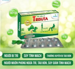 Viên giấp cá trisuta hỗ trợ co búi trĩ - hộp 30 viên ( hàng mới, date mới)