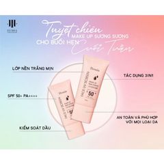 Kem Chống Nắng Hemia SPF50/PA++++ - Dưỡng Da Nâng Tone, Kiềm Dầu, Thấm Nhanh, Ngăn Ngừa Lão Hóa Cho Tất Cả Loại Da