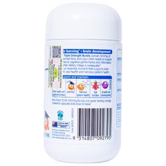 Nature's Way Kids Smart Bursts DHA 300mg Triple Strength - Bổ sung DHA, hỗ trợ tốt cho não bộ và mắt (Hộp 50v)