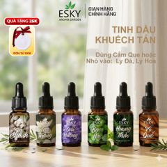Tinh Dầu Khuếch Tán Đơn Mùi ESKY AROMA GARDEN Cắm Que/Nhỏ Vào Đá Khuếch Tán Thơm Phòng 10ml 20ml