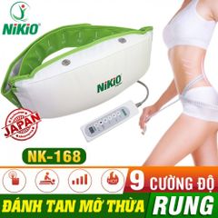 Máy Massage Bụng Rung Nóng Nikio NK-168 - Giảm Mỡ Bụng Hiệu Quả, Thiết Kế Hiện Đại, Massage 2in1 Nhiệt và Rung, Dùng Được Tại Nhà