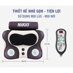 Máy massage cổ vai gáy Nikio NK-136AC - Xoa bóp lưng và hỗ trợ giảm đau hiệu quả