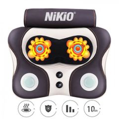 Máy massage cổ vai gáy Nikio NK-136AC - Xoa bóp lưng và hỗ trợ giảm đau hiệu quả