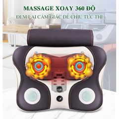 Máy massage cổ vai gáy Nikio NK-136DC - Đấm bóp cao cấp, pin sạc, giảm đau mỏi, thư giãn mỗi ngày cho nhân viên văn phòng và người cao tuổi