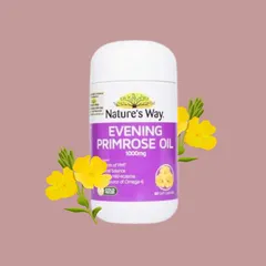  Viên Uống Nature's Way Evening Primrose Oil 1000mg Bổ Sung Tinh Dầu Hoa Anh Thảo - Hộp 60 Viên