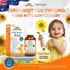 Nature's Way Kids Smart Drops Vitamin D3 + K2 (Hộp 11ml)