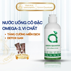 Nước Uống Cô Đặc Green Quantum Tảo Nannochloropsis & Diệp Lục  - Thanh Lọc Cơ Thể, Tăng Cường Miễn (Chai 150ml)