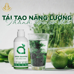 Nước Uống Cô Đặc Green Quantum Tảo Nannochloropsis & Diệp Lục  - Thanh Lọc Cơ Thể, Tăng Cường Miễn (Chai 150ml)