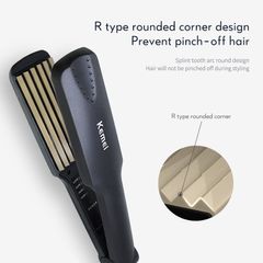 Máy dập xù bấm tóc Kemei Km-332 chỉnh nhiệt độ