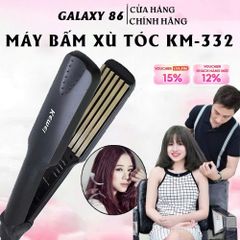Máy dập xù bấm tóc Kemei Km-332 chỉnh nhiệt độ