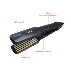 Máy dập xù bấm tóc Kemei Km-332 chỉnh nhiệt độ