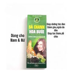 Dầu gội thảoo dượcc Sả Chanh Hoa Bưởi dùng cho Nam và Nữ-Hỗ trợ dưỡng tóc,giảm ngứa da đầu do gàu(Chai 300ml)