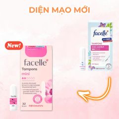 (Châu Âu) Tampon Facelle Băng Vệ Sinh Dạng Ống Tiện Lợi Nhập Khẩu Đức An Toàn