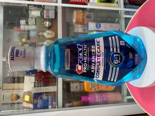 Nước súc miệng Crest Pro-Health Advanced Complete Care Alcohol Free Mouthwash 1L không cồn hỗ trợ chăm sóc răng miệng