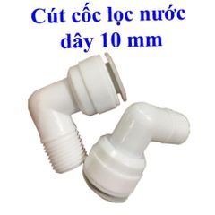 Cút cốc lọc nước nối nhanh phi 10 dùng máy lọc nước RO và Nano