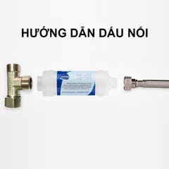 Lọc vòi hoa sen, máy giặt nhỏ gọn dễ dàng thay thế
