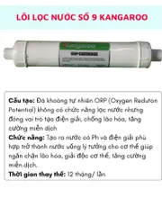 Lõi lọc nước 56789 Kangaroo lắp cho máy lọc nước Kangaroo cam kết hàng chính hãng sai hàng đền 10TR