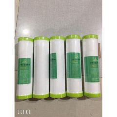 Combo bộ 03 lõi lọc nước bông xốp PP 10 inch có đầu bịt dùng cho máy lọc nước