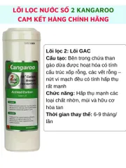 Bộ lõi lọc nước 111234 Kangaroo chính hãng lắp cho máy lọc nước Kangaroo, Karofi, Sunhouse, Tân Á, Aqua