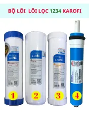Lõi lọc nước 1234 Karofi chính hãng lắp cho máy lọc nước Karofi cam kết hàng sản phẩm giống với ảnh sai hàng đền 10TR