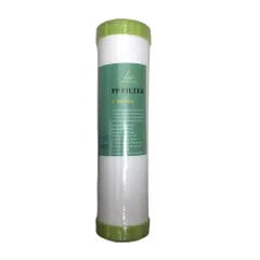 Lõi lọc nước bông xốp đầu bịt nhựa 10 inch dùng cho máy lọc nước