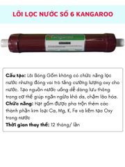 Lõi lọc Kangaroo 456789 tạo khoáng mới nhất 2024 lắp cho máy lọc nước Kangaroo cam kết sản phẩm như hình