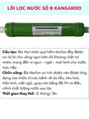 Lõi lọc Kangaroo 456789 tạo khoáng mới nhất 2024 lắp cho máy lọc nước Kangaroo cam kết sản phẩm như hình