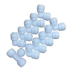 Bộ 10 nối nhanh hai đầu và Tê chia dây phi 6 cho máy lọc nước