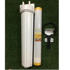 Bộ cốc lọc thô đầu nguồn 20 inch zen 21 lọc cặn CANXI ( tặng tay vặn + giá treo cốc )