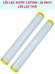 Lõi lọc Cation 20 inch lọc nước cứng chứa ion Canxi và Magie cao