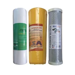 Bộ lọc thô nước đầu nguồn 4 cấp màng siêu lọc UF - Phụ kiện lắp máy lọc nước Điện Giải