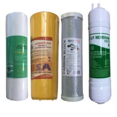 Bộ lọc thô nước đầu nguồn 4 cấp màng siêu lọc UF - Phụ kiện lắp máy lọc nước Điện Giải