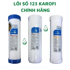 Lõi lọc nước 1234567 Karofi lắp cho máy lọc nước Karofi 7 cấp lõi lọc nước cam kết hàng Chính Hãng