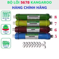 Bộ lõi lọc nước 5678 Kangaroo tọa khoáng tạo vị lắp cho máy lọc Kangaroo cam kết hàng chính hãng sai hàng đền 10TR