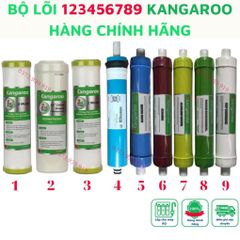 Lõi lọc nước số 123456789 Kangaroo lắp cho máy lọc nước Kangaroo cam kết hàng chính hãng sai hàng đền 10TR