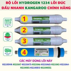 Bộ lõi lọc nước 1234 Kangaroo đúc liền dùng cho các model KG100HK-KG10A7-KG10A7S-KG10A6-KG10A6S-KG10A5-KG10A4-KG100ES-KG