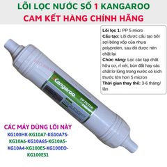 Bộ lõi lọc nước 1234 Kangaroo đúc liền dùng cho các model KG100HK-KG10A7-KG10A7S-KG10A6-KG10A6S-KG10A5-KG10A4-KG100ES-KG