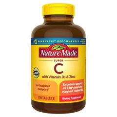 Viên uống bổ sung Vitamin C + D3+ ZinC  200 Viên Nature Made, hàng nhập Mỹ