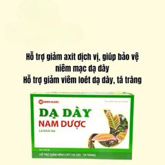 Dung dịch dạ dày Nam Dược hỗ trợ giảm viêm loét dạ dày-tá tràng(Hộp 12 gói)