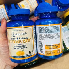 Vitamin C 1500mg Puritan's Pride USA 100 viên