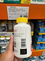 (USA) VIÊN UỐNG HỖ TRỢ GIẢM ĐAU VÀ HẠ SỐT KIRKLAND SIGNATURE NAPROXEN SODIUM 220MG (HỘP 400 VIÊN)
