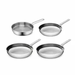 Chảo Thép WMF Pfanne Frying Pan 18-20-24-28cm - Chất Liệu Cromargan Bền Bỉ, An Toàn Cho Sức Khỏe, Dễ Vệ Sinh